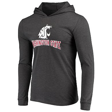 Men's Concepts Sport Crimson/Heather Charcoal Washington State Cougars Meter Long Sleeve Hoodie T-Shirt & Jogger Pajama Set