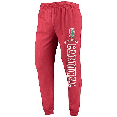 Men's Concepts Sport Cardinal/Charcoal Stanford Cardinal Meter Long Sleeve Hoodie T-Shirt & Jogger Pants Sleep Set