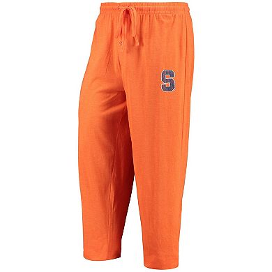 Men's Concepts Sport Orange/Heathered Charcoal Syracuse Orange Meter Long Sleeve T-Shirt & Pants Sleep Set