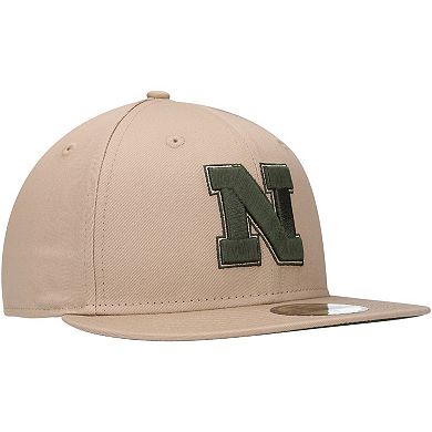 Men's New Era Tan Nebraska Huskers Camel & Rifle 59FIFTY Fitted Hat