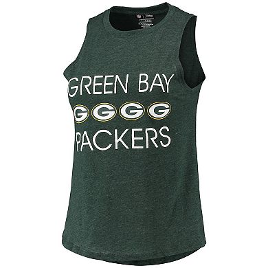 Women's Concepts Sport Gold/Green Green Bay Packers Muscle Tank Top & Pants Sleep Set