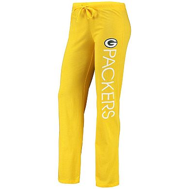 Women's Concepts Sport Gold/Green Green Bay Packers Muscle Tank Top & Pants Sleep Set