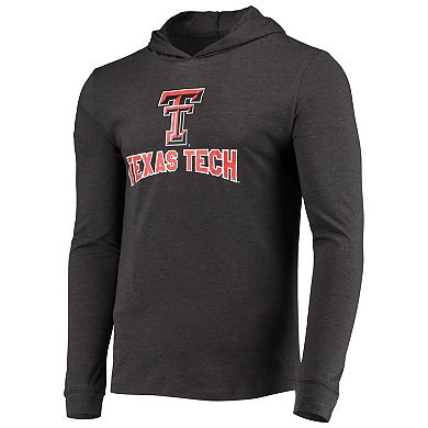 Men's Concepts Sport Red/Heather Charcoal Texas Tech Red Raiders Meter Long Sleeve Hoodie T-Shirt & Jogger Pajama Set