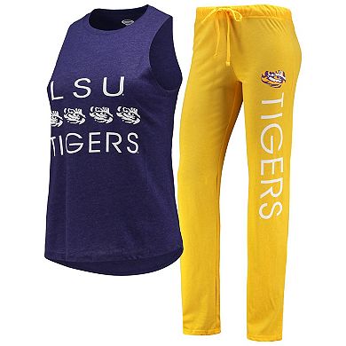 Women's Concepts Sport Gold/Purple LSU Tigers Tank Top & Pants Sleep Set