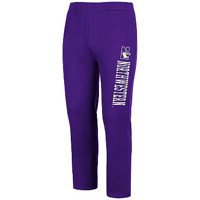 Men's Colosseum Purple Northwestern Wildcats Fleece Pants