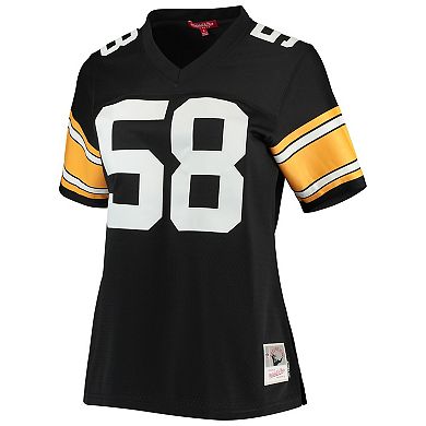 Women's Mitchell & Ness Jack Lambert Black Pittsburgh Steelers Legacy Replica Player Jersey