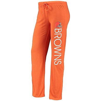 Women's Concepts Sport Orange/Brown Cleveland Browns Muscle Tank Top & Pants Sleep Set