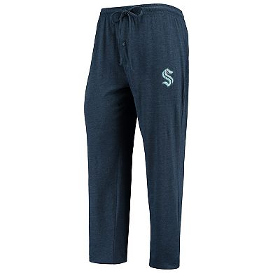 Men's Concepts Sport Gray/Deep Sea Blue Seattle Kraken Meter Long Sleeve T-Shirt & Pants Set