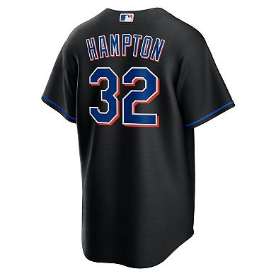 Men's Nike Mike Hampton Black New York Mets 2022 Alternate Replica Player Jersey