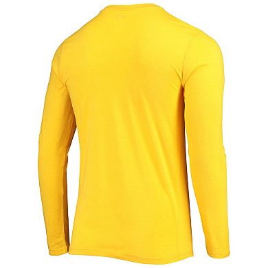 Men's Concepts Sport Royal/Gold Los Angeles Rams Meter Long Sleeve T-Shirt & Pants Sleep Set