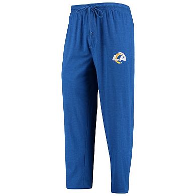 Men's Concepts Sport Royal/Gold Los Angeles Rams Meter Long Sleeve T-Shirt & Pants Sleep Set