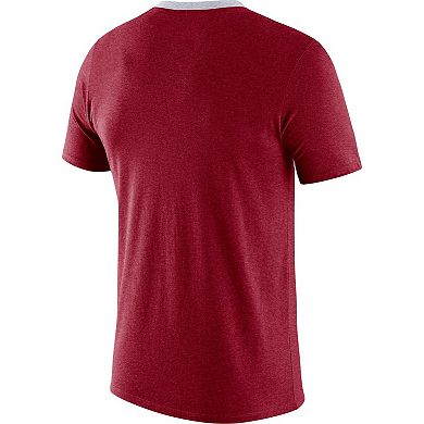 Men's Nike Crimson Alabama Crimson Tide Vault Helmet Team Tri-Blend T-Shirt