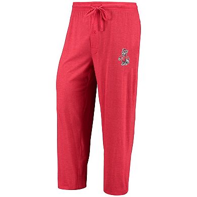 Men's Concepts Sport Red/Heathered Charcoal NC State Wolfpack Meter Long Sleeve T-Shirt & Pants Sleep Set