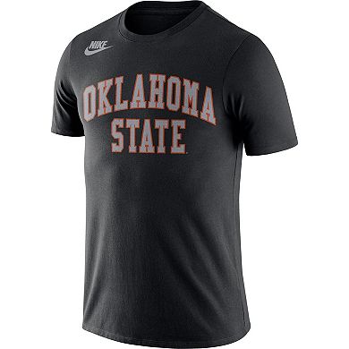 Men's Nike Black Oklahoma State Cowboys Basketball Retro 2-Hit T-Shirt