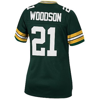 Women's Mitchell & Ness Charles Woodson Green Green Bay Packers 2010 Legacy Replica Player Jersey