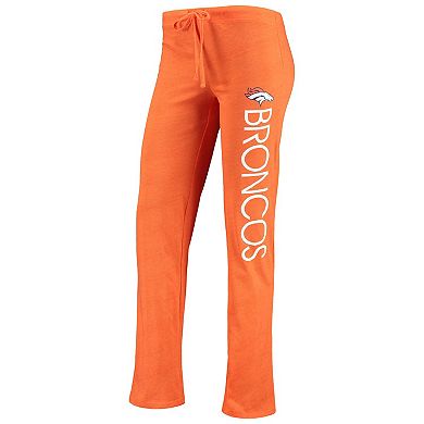 Women's Concepts Sport Orange/Navy Denver Broncos Muscle Tank Top & Pants Sleep Set
