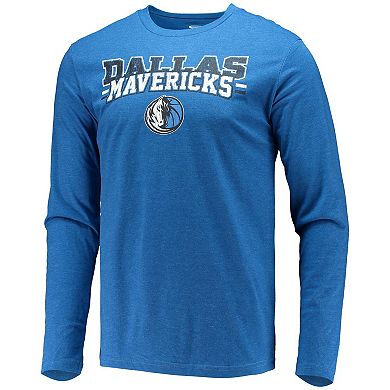 Men's Concepts Sport Black/Blue Dallas Mavericks Long Sleeve T-Shirt & Pants Sleep Set