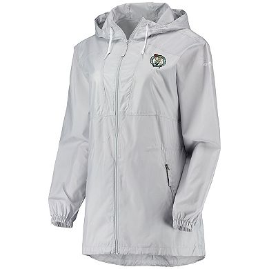 Women's Columbia Gray Boston Celtics Flashback Full-Zip Jacket