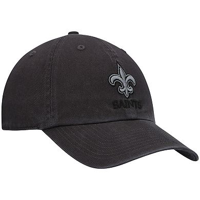 Men's '47 Charcoal New Orleans Saints Clean Up Tonal Adjustable Hat