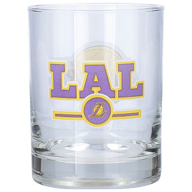 Los Angeles Lakers Letterman 14oz. Rocks Glass