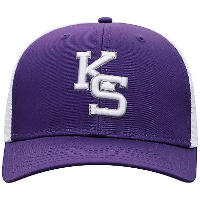 Men's Top of the World Purple/White Kansas State Wildcats Trucker Snapback Hat