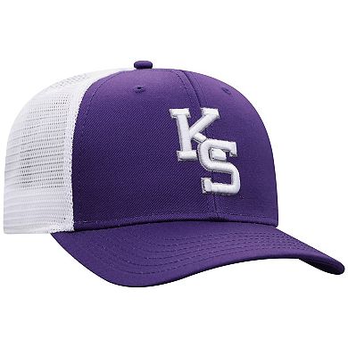 Men's Top of the World Purple/White Kansas State Wildcats Trucker Snapback Hat