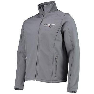 Men's Dunbrooke Charcoal New England Patriots Sonoma Softshell Full-Zip Jacket