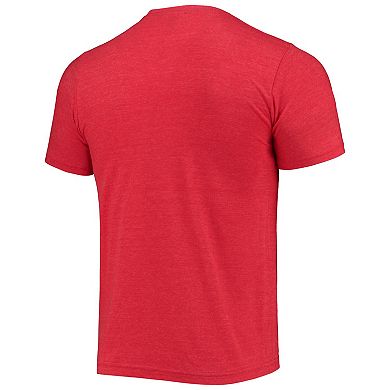 Men's Homage John Collins & Trae Young Heathered Red NBA Jam Tri-Blend T-Shirt