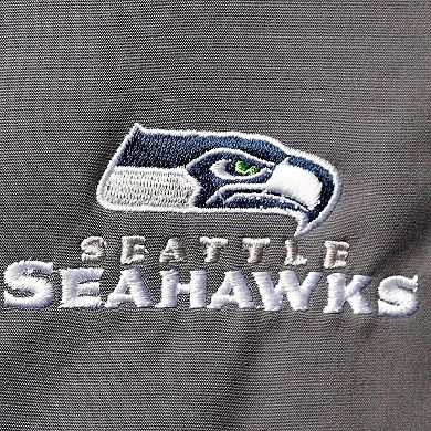 Men's Dunbrooke Gray Seattle Seahawks Big & Tall Sonoma Softshell Full-Zip Jacket