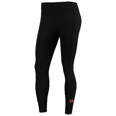 Women's ZooZatz Black Oregon State Beavers Fleece-Lined Leggings