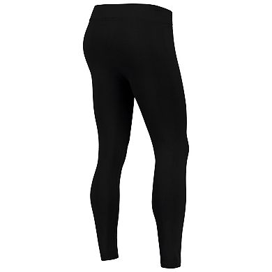 Women's ZooZatz Black Oregon State Beavers Fleece-Lined Leggings