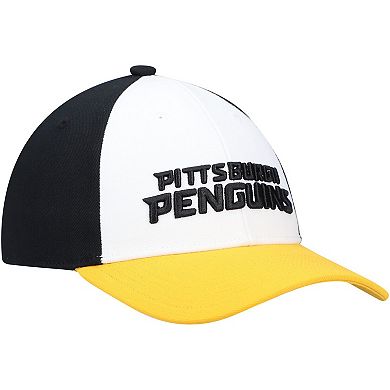 Men's adidas White Pittsburgh Penguins Locker Room Adjustable Hat