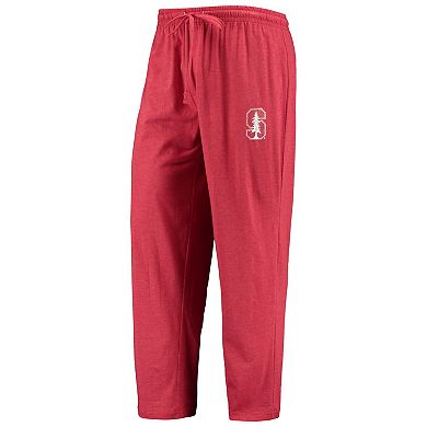 Men's Concepts Sport Cardinal/Heathered Charcoal Stanford Cardinal Meter Long Sleeve T-Shirt & Pants Sleep Set
