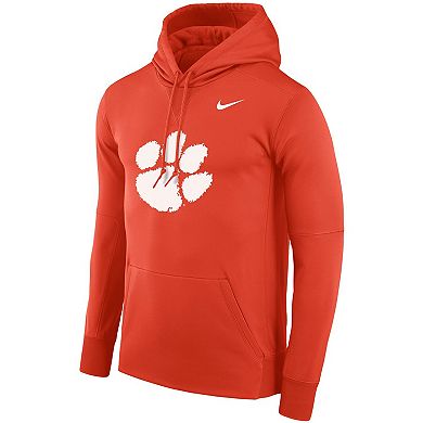 Men's Nike Orange Clemson Tigers Performance Pullover Hoodie