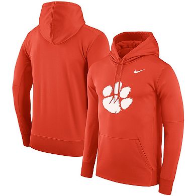 Men's Nike Orange Clemson Tigers Performance Pullover Hoodie