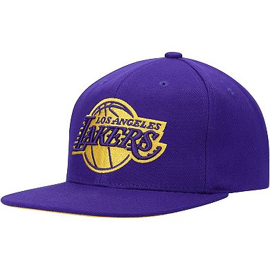 Men's Mitchell & Ness Purple Los Angeles Lakers Two Tonal Snapback Hat