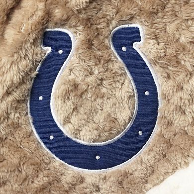 Women's G-III 4Her by Carl Banks Royal/Cream Indianapolis Colts Riot Squad Sherpa Full-Snap Jacket