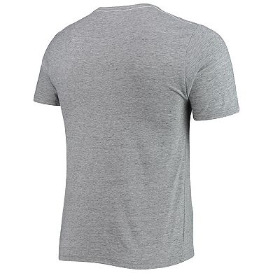 Men's League Collegiate Wear Heathered Gray Georgetown Hoyas Hero Shot Victory Falls Tri-Blend T-Shirt