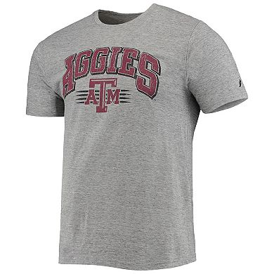 Men's League Collegiate Wear Heathered Gray Texas A&M Aggies Upperclassman Reclaim Recycled Jersey T-Shirt