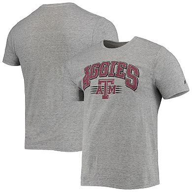 Men's League Collegiate Wear Heathered Gray Texas A&M Aggies Upperclassman Reclaim Recycled Jersey T-Shirt