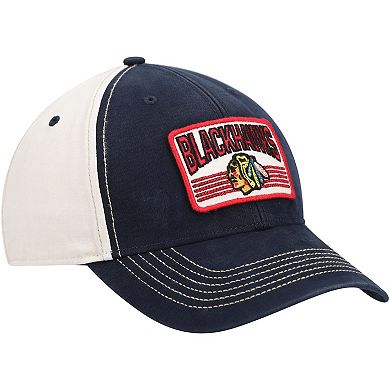 Men's '47 Black Chicago Blackhawks Shaw MVP Adjustable Hat