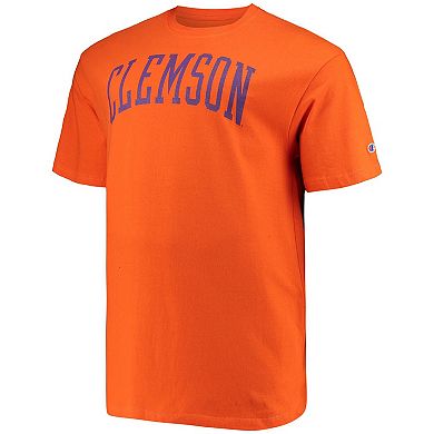 Men's Champion Orange Clemson Tigers Big & Tall Arch Team Logo T-Shirt