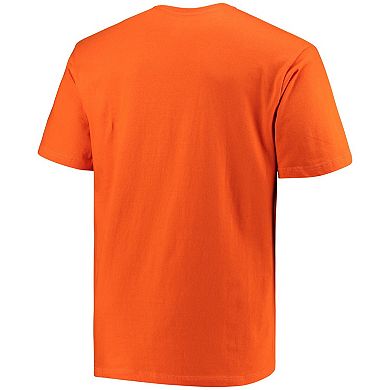 Men's Champion Orange Clemson Tigers Big & Tall Arch Team Logo T-Shirt