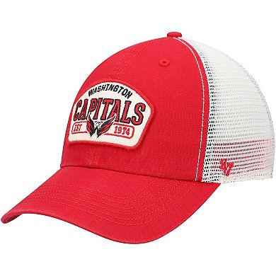 Men's '47 Red Washington Capitals Penwald Trucker Snapback Hat