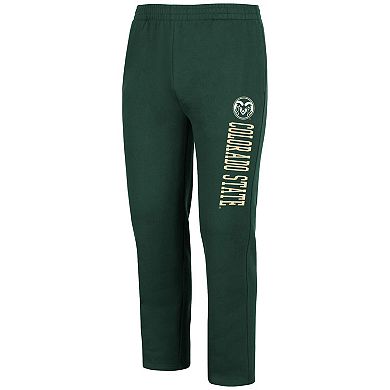 Men's Colosseum Green Colorado State Rams Fleece Pants