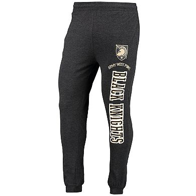 Men's Concepts Sport Heathered Black/Heathered Charcoal Army Black Knights Meter Long Sleeve Hoodie T-Shirt & Jogger Pants Set