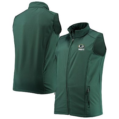 Men's Dunbrooke Green Green Bay Packers Big & Tall Archer Softshell Full-Zip Vest