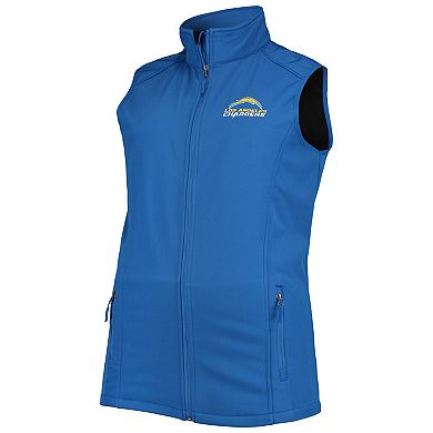 Men's Dunbrooke Royal Los Angeles Chargers Big & Tall Archer Softshell Full-Zip Vest