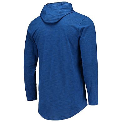 Men's Nike Royal Florida Gators Slub Space-Dye Performance Long Sleeve Hoodie T-Shirt