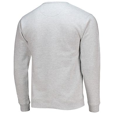 Men's League Collegiate Wear Heathered Gray Auburn Tigers Upperclassman Pocket Pullover Sweatshirt